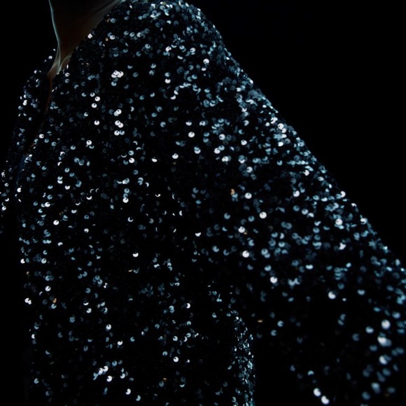 Black sequin jacket - Picture 2 of 4
